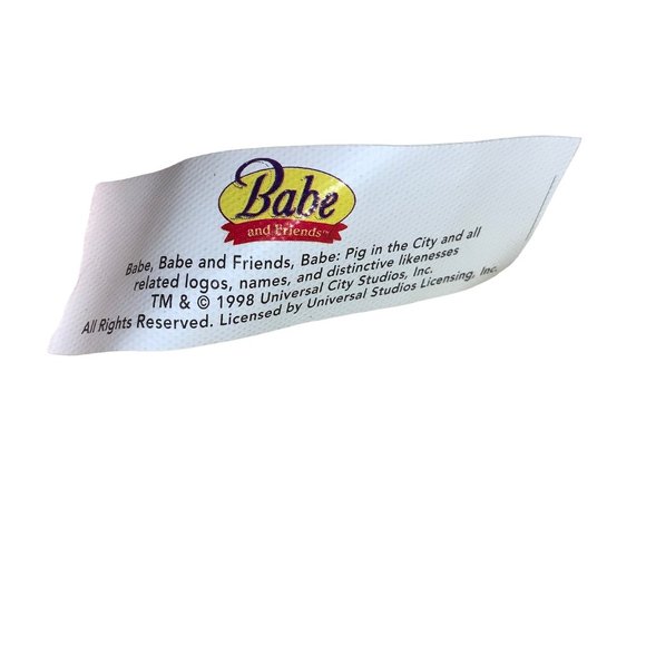 Babe the Pig Plush Character 1998 - Picture 4 of 9